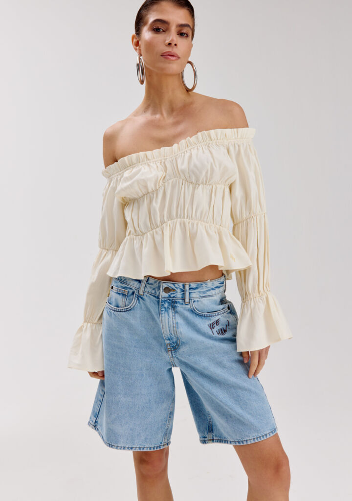 Blouse roan SS6P611 ecru Harper and yve