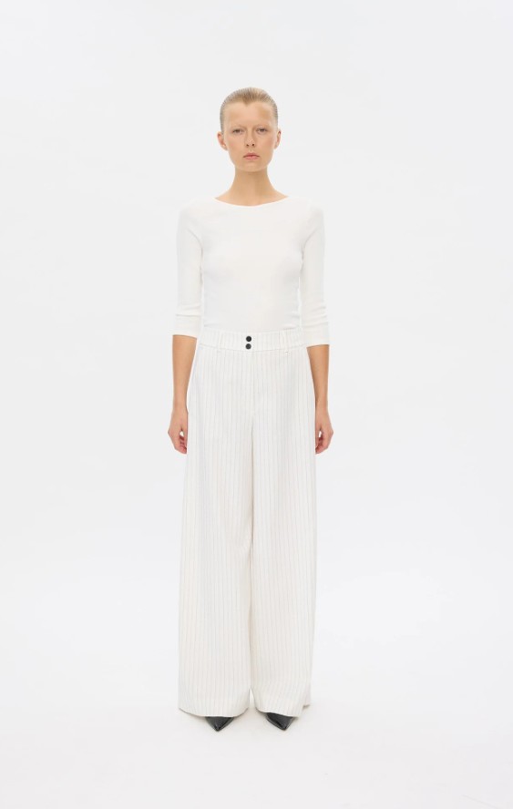 LauraFV 361 Coconut Milk Stripe Five units
