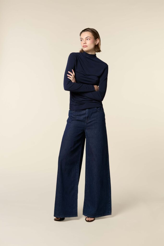 Rosie rinsed blue jeans Homage