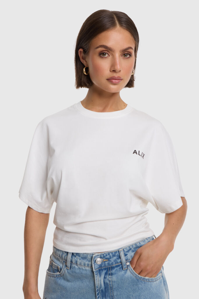Badwing t-shirt white Alix the label