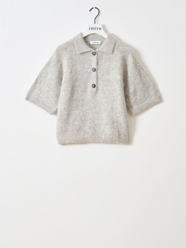 Polo shirt callie light grey Edited